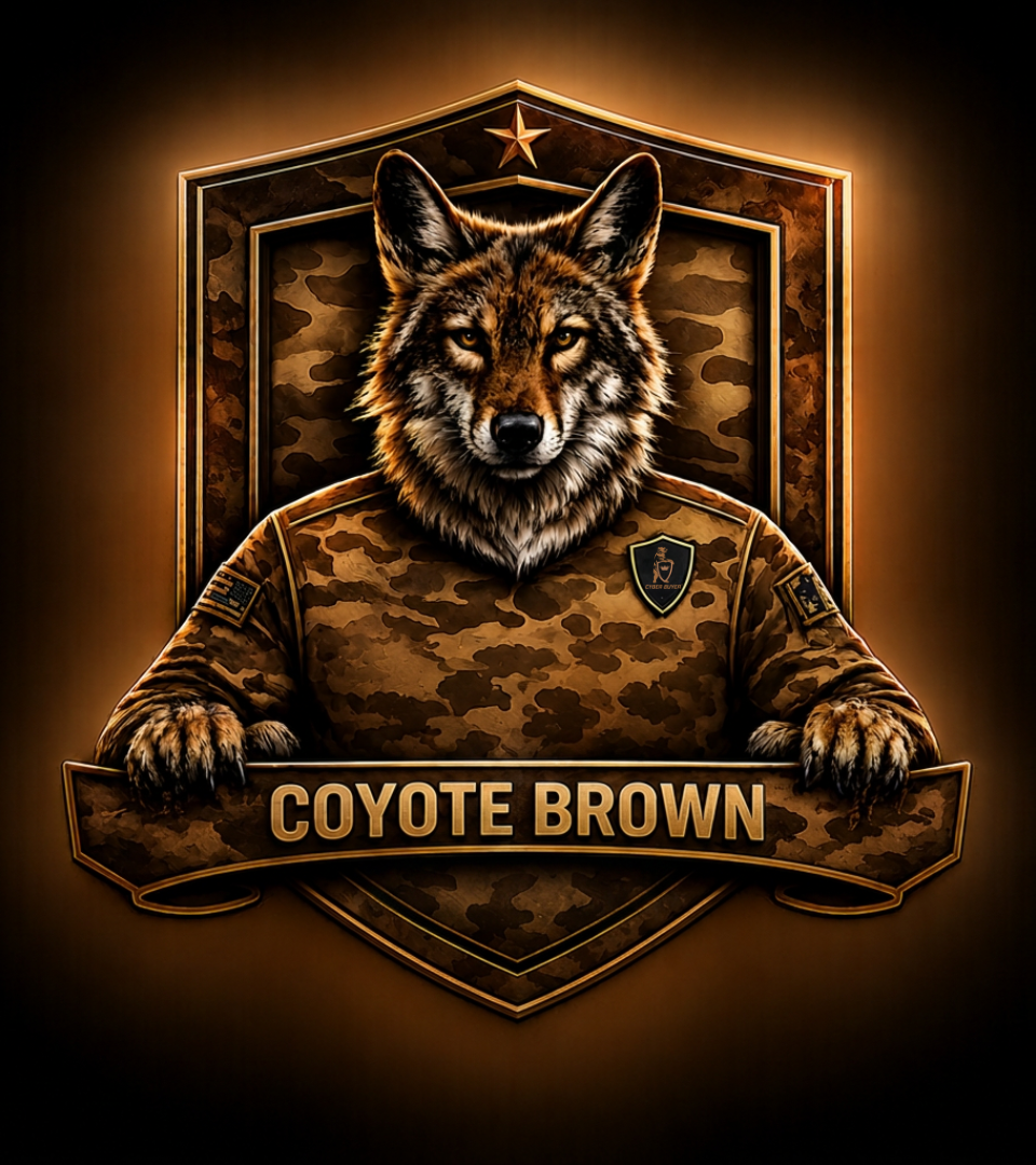Coyote Brown cyber threat intelligence emblem